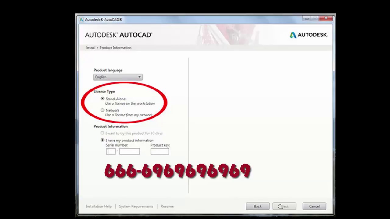 Autocad 2018 serial number and product key
